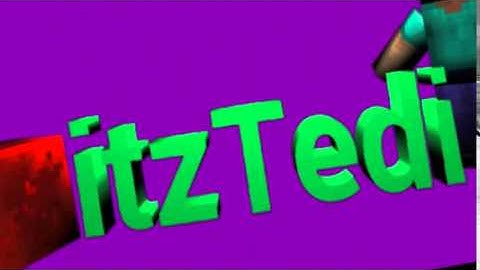 Intro for itzTedi made on ios