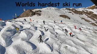 Worlds Hardest Ski Run?  Swiss Wall / Chavanette