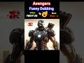 Avengers Free fire 🔥 Endgame 😱 Funny Dubbing 😂 #shorts