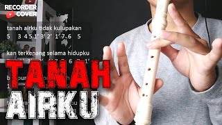 Tanah Airku Recorder Cover | Tutorial Not Angka Mudah