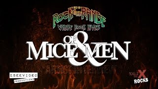 Of mice and men - Rock on the Range interview with 100.3 The X Rocks 2015