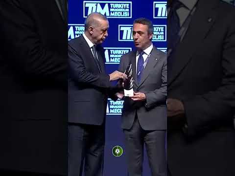 Türkiye İhracat şampiyonu Koç Holding oldu! Ali Koç ödülünü Cumhurbaşkanı Erdoğan'dan aldı #alikoç