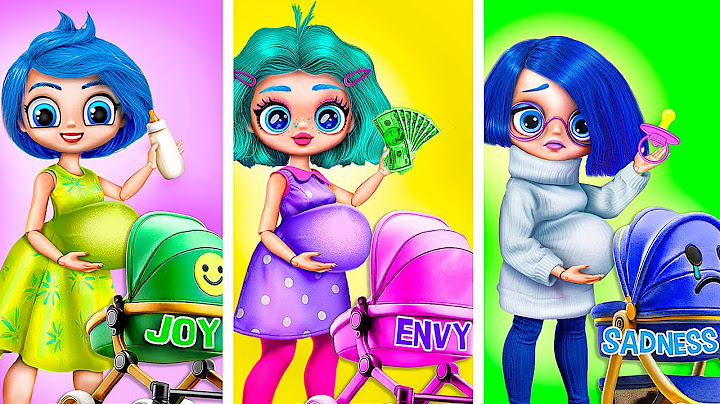 Inside Out 2! Envy, Joy and Sadness Became Mommies! 32 LOL OMG DIYs