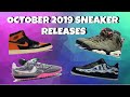 october sneaker releases 2019