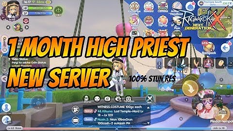 1 MONTH F2P HIGH PRIEST NEW SERVER  - ROX