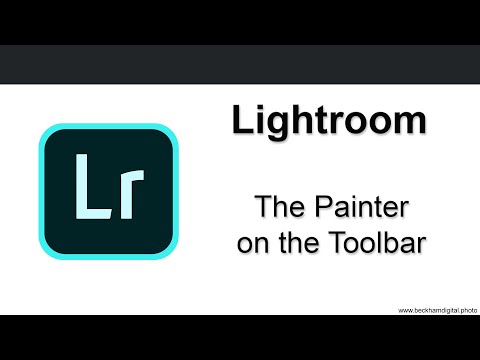 Lightroom - Video 011 – The Painter on the Toolbar