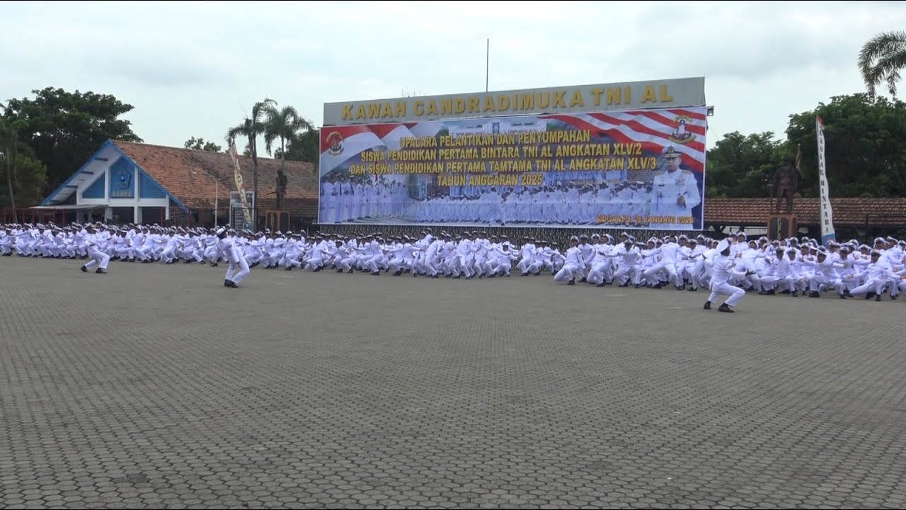 PELANTIKAN & PENYUMPAHAN SISWA DIKMABA 45 GEL. II DAN SISWA DIKMATA 45 GEL. III TNI AL TA. 2025