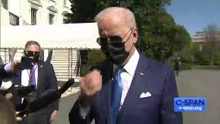 Press Gaggle: Joe Biden Speaks to the Press Before Marine One Departure - March 26, 2021