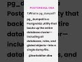 what is pg_dumpall?#postgresqltutorial#postgresql#postgres#devops#backup#it#questionanswer #devops