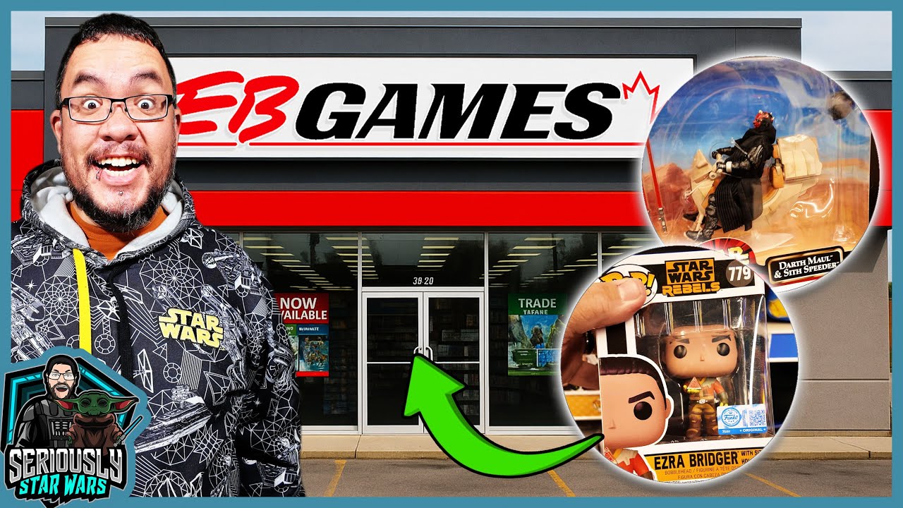 My FIRST Time In This Store! | EB Games Star Wars Toy Hunt!