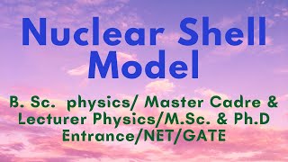 Shell model of nucleus|Nuclear shell model | B.Sc. Physics | Master cadre/Lecturer Physics| NET/GATE
