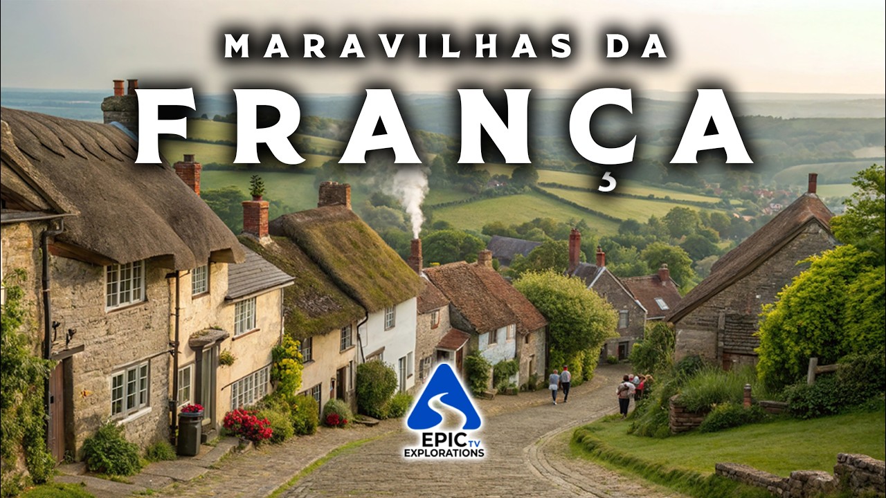 Maravilhas da França | Os Lugares e Vilarejos mais Incríveis e Icónicos da França | 4K