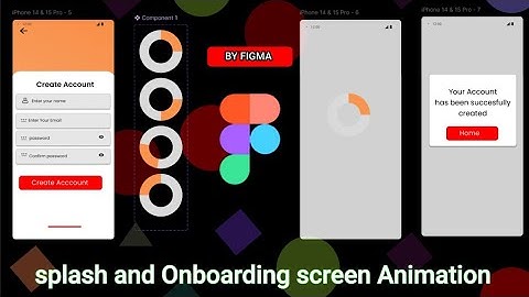 splash and onboarding or loading screen animation by figma #figma #uiuxdesigner #loading animation