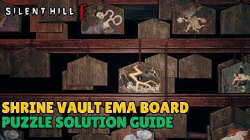 Silent Hill f - Shrine Vault Ema Boards Puzzle Solution (All Difficulties)