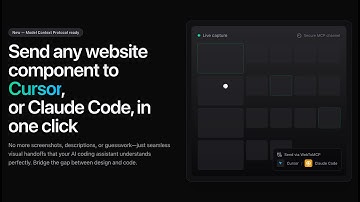 Provide website component as context to Cursor and Claude Code
