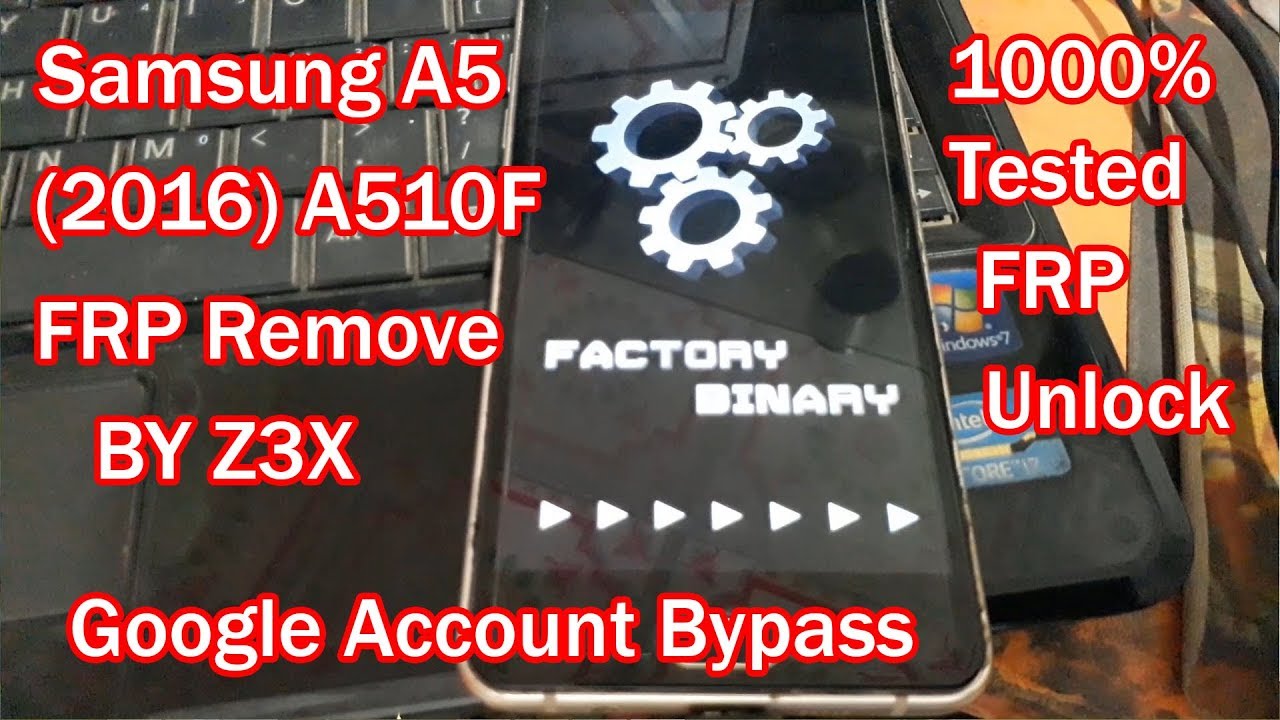 Samsung A5 (2016) A510F FRP Remove 100% Tested |