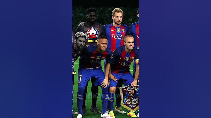 Barcelona 4-0 Manchester City UEFA Champions League 2016 #bintangbola