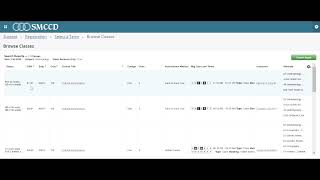 WebSmart 9 - Browsing Classes