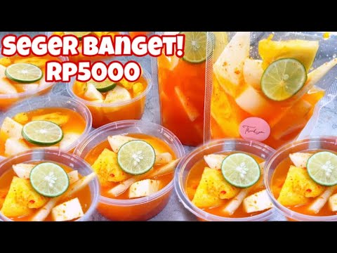 Wonderfull BELUM BUKA UDAH ANTRI PEMBELI‼️IDE JUALAN PERSIAPAN BULAN RAMADHAN!RESEP ASINAN BUAH SEGAR RP5000AN Food