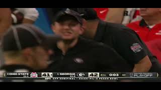 Ohio State misses field goal to send Georgia to the National Championship