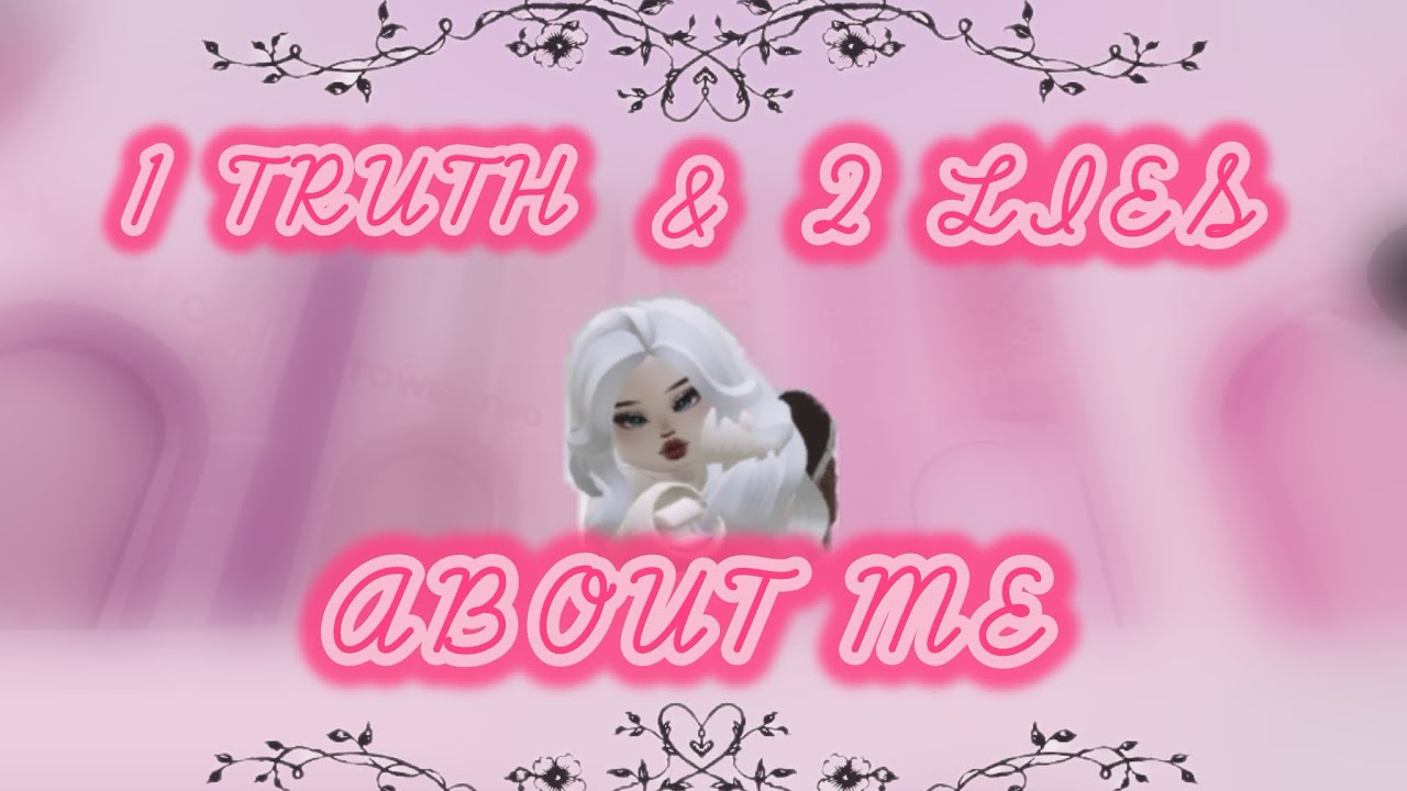 1 TRUTH & 2 LIES ABOUT ME - calming, slowly and whispered ROBLOXASMR
