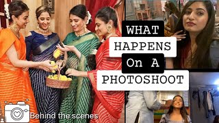 Behind The Scenes Of My Saree Shoot Fashion Shoot Vlog