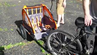 InSTEP Quick N EZ Double Bicycle Trailer Review