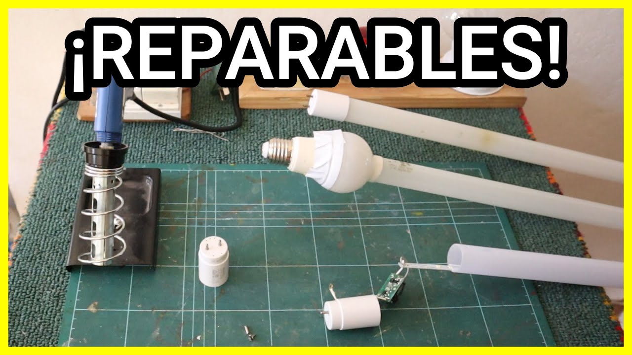 RESCATE tubo LED tirado en la calle COMO reparar