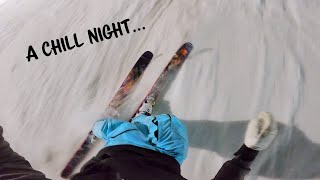 A Chill Night On My Skis