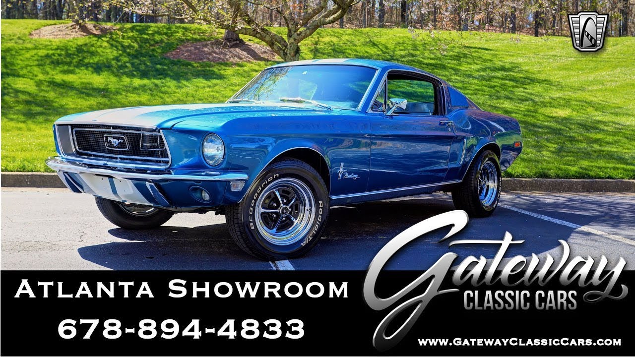 1968 Ford Mustang Gateway Classic Cars of Atlanta 1078 YouTube