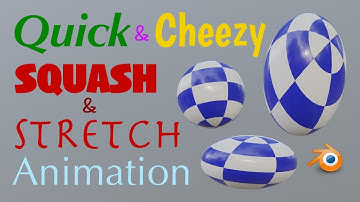 Blender 2.8: Bouncing Ball - Squash & Stretch Rigging and Animation