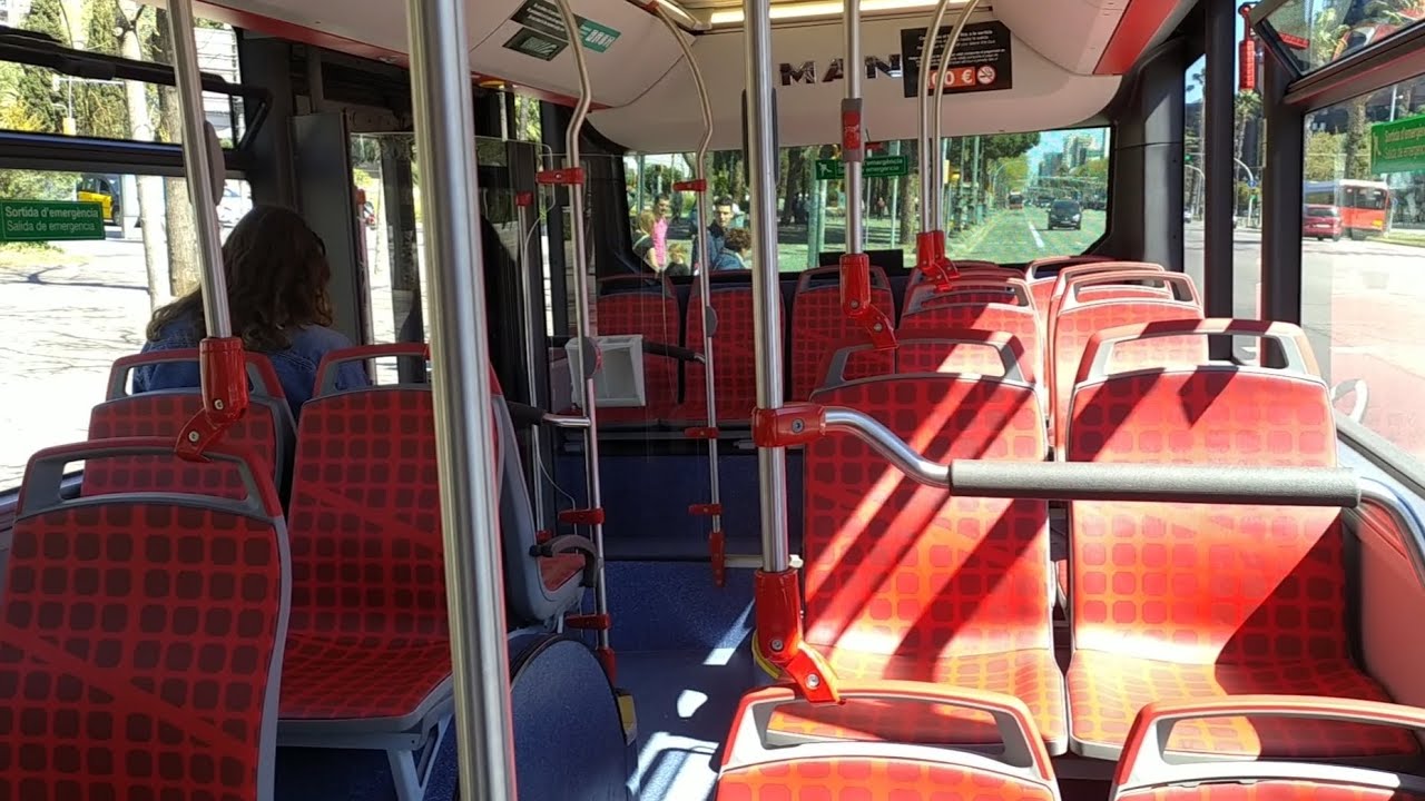 Autobús eléctrico articulado 1112 (TMB) línea 33 Man Lion's City 18E (Barcelona) Abril 2023