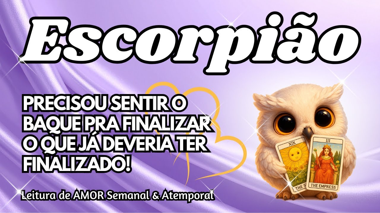 ♏️ ESCORPIÃO 💕PRECISOU SENTIR O BAQUE PRA FINALIZAR OQ JÁ DEVERIA TER FINALIZADO! ARREPENDIMENTO! 