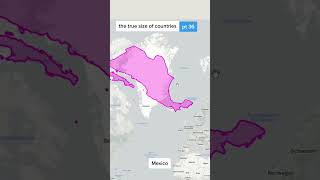 the true size of mexico