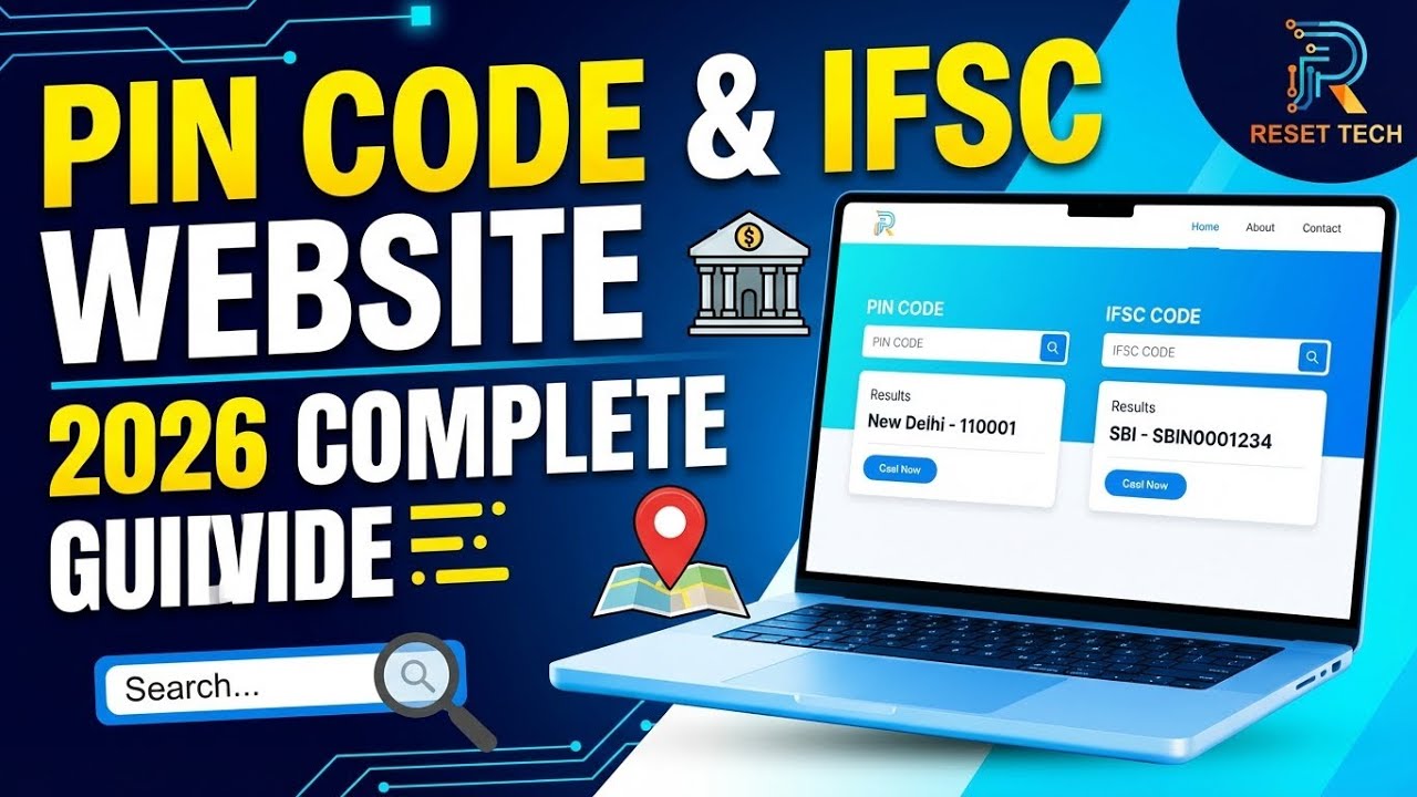 India PIN Code & IFSC Finder Website Banana Sikhe 2026 | PHP + Database