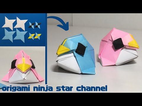 折り紙☆8 ペンギン1-1 penguin origami - YouTube