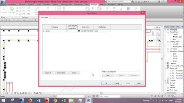 Creating new line styles (Layers) in REVIT إنشاء أنماط جديدة للخطوط في الريفيت
