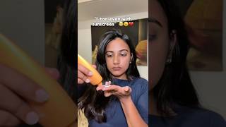 Check Description⬇️ Double layer sunscreen method🌤️ #sunscreen #tintedsunscreen #mineralsunscreen