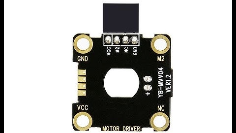 Motor drive module compatible with alligator clip/DuPont line/PH2.0 cable