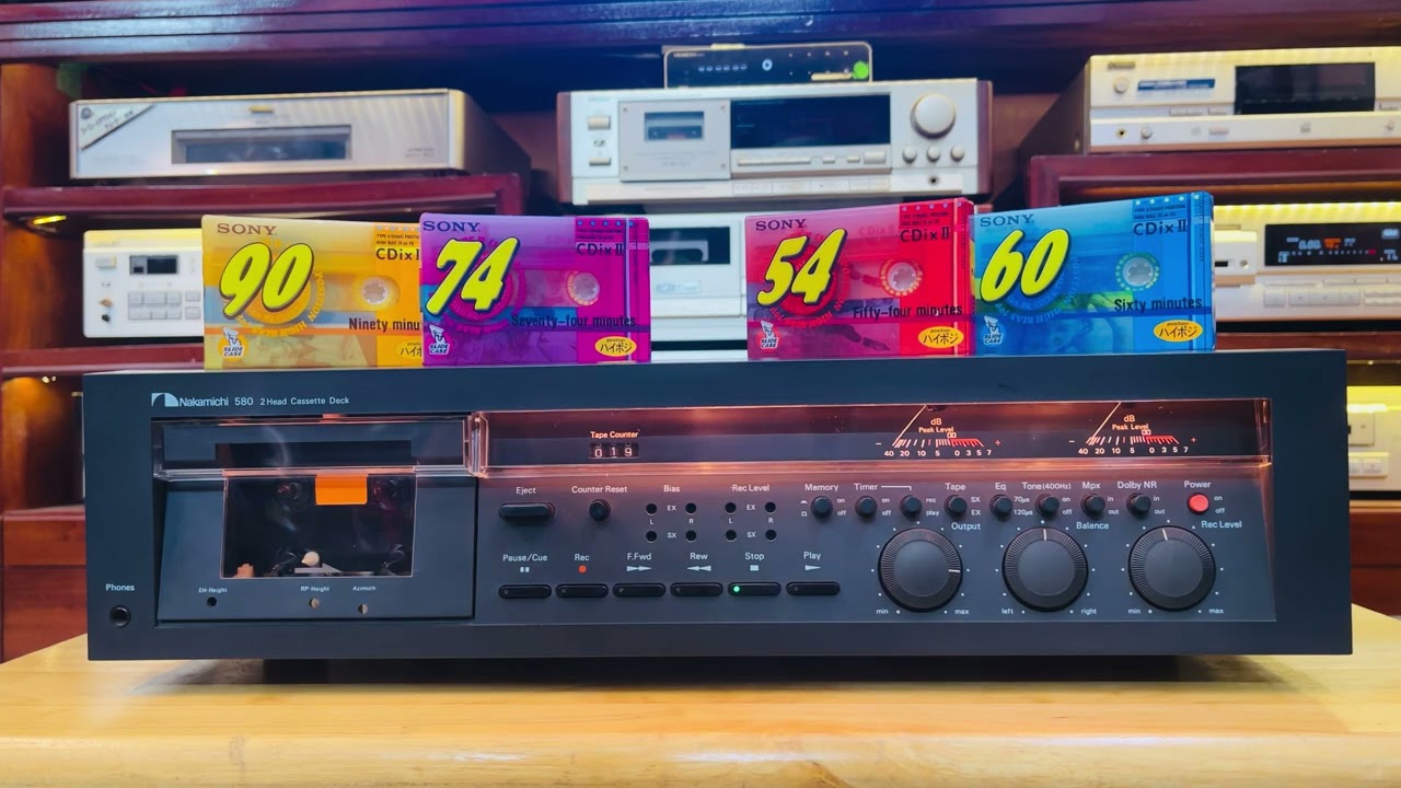 Nakamichi 580 カセットテープデッキ Nakamichi 580 Cassette Deck - 0919010335 - YouTube