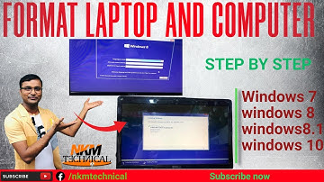 how to format laptop and computer|windows 7,windows 8 ,windows 10 reset install | @TechnicalGuruji