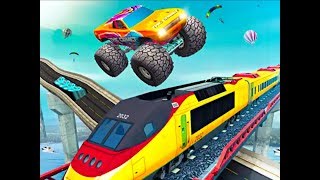 Train v/s Car Racing || Car vs  Train Real Racing Simulator screenshot 2