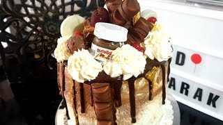 Layer cake| Tarte au chocolat |برعي عائلتك تورتة العيد راقية وسهلة مع اسراارالجينواز الناااجحة
