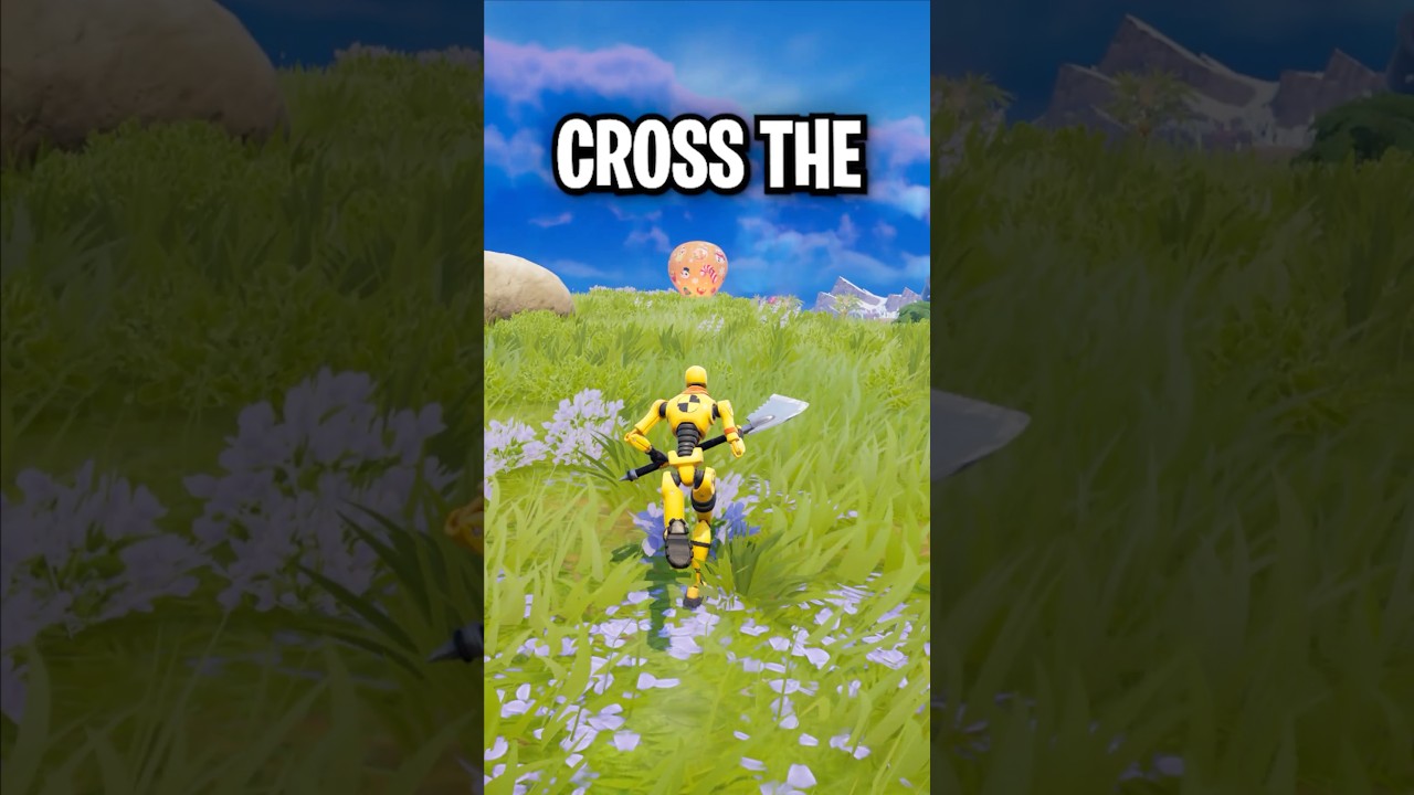 Can you cross the Fortnite island in a straight line?