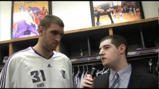 Matthew Blum interviews Sacramento Kings Center Spencer Hawes