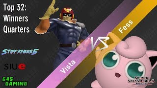 Stiff Knees 5 - Vista (Captain Falcon) vs. Fess (Jigglypuff) - SSBM - Top 32 - Winners Quarters