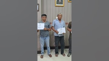 Penyerahan Sertifikat Kecakapan Nelayan (SKN)