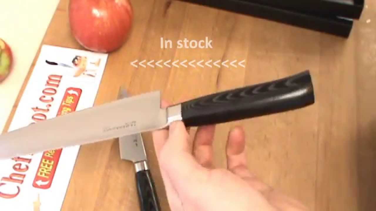 review of kitchen knives YouTube