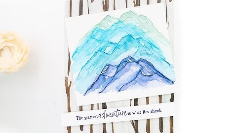 Unity Quick Tip: Ombre Watercolor Mountain Scene