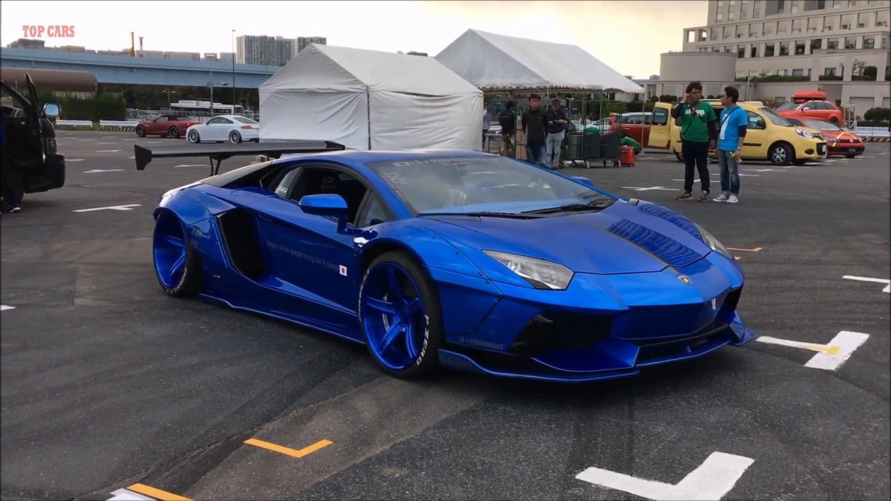 Top Cars: Beautiful Lamborghini Aventador Blue Color in ...
